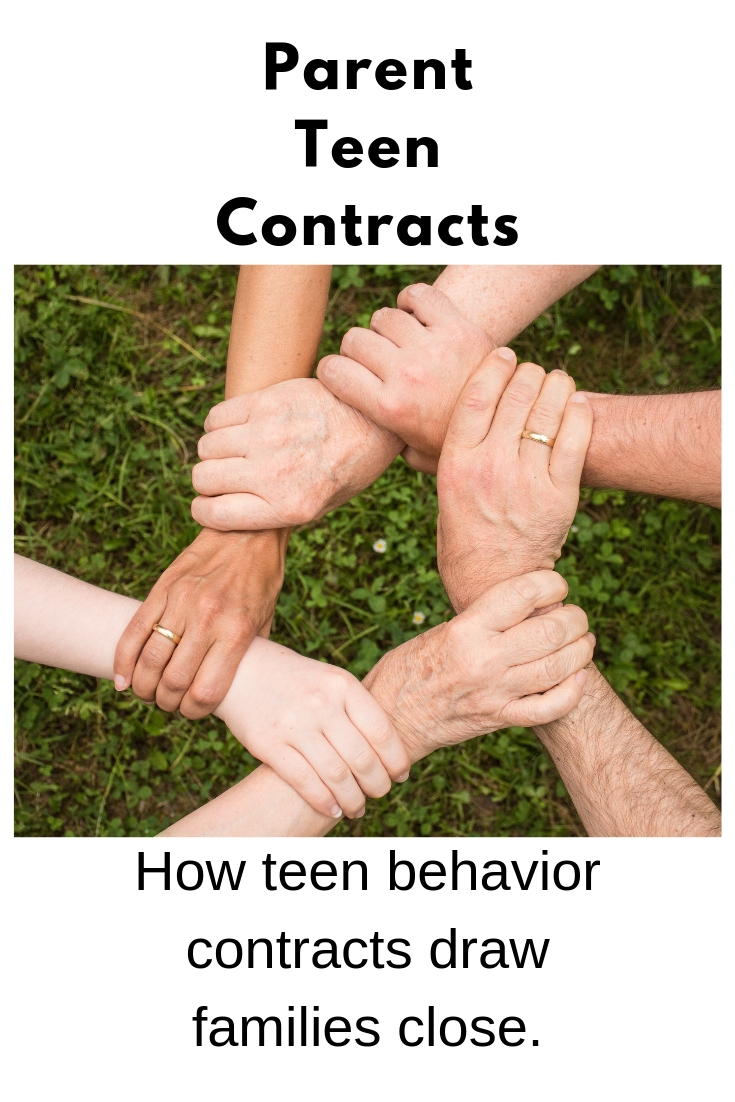 Parent Teen Contracts define behavior and consequences so expectations are clear. This post explains how to create a parent-teen contract for cell phones, driving, and academic expectations that respect both parents and teens to promote better communication. #parentteen #parentteenager #parentteenagercontract #parentingteens #parentingteenscommunication #raisingteenagers #parentingteenscommunication #parentingteenstips #themidlifeperspective