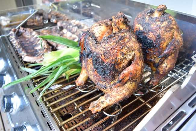 Beer can chicken is a grilling favorite, and an easy summer recipe for parties