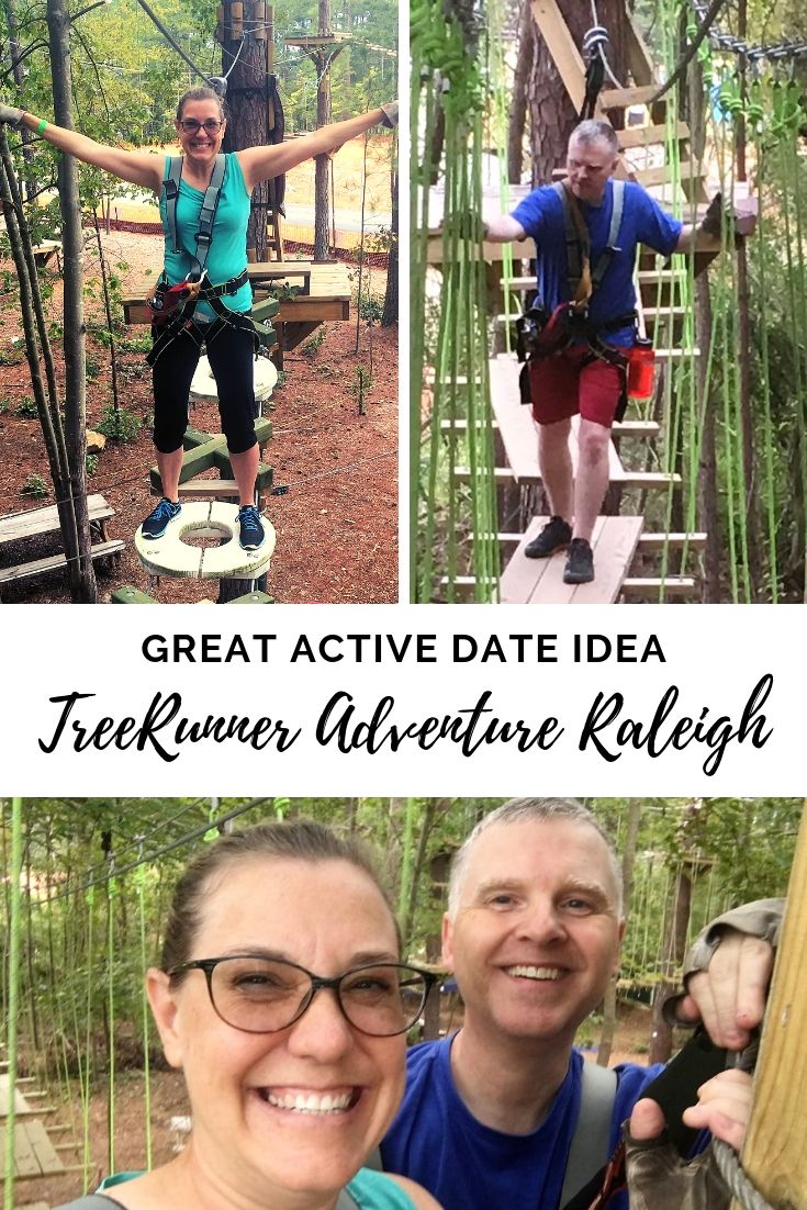 TreeRunner Adventure Park in Raleigh, NC encourages outdoor adventure for kids and adults. With several different courses at varying degrees of difficulty, this is a great place for the whole family. We also highly recommend it as a memorable date -- no matter how long you've been together! #c2cgroup #adventure #Raleigh #Triangle