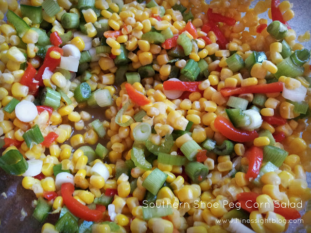 Easy summer recipes include salads that feature favorite ingredients like shoepeg corn
