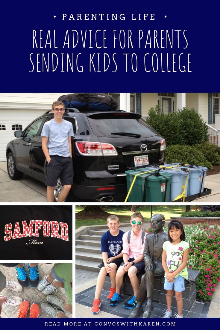 Parenting advice for when sending kids to college for the first time