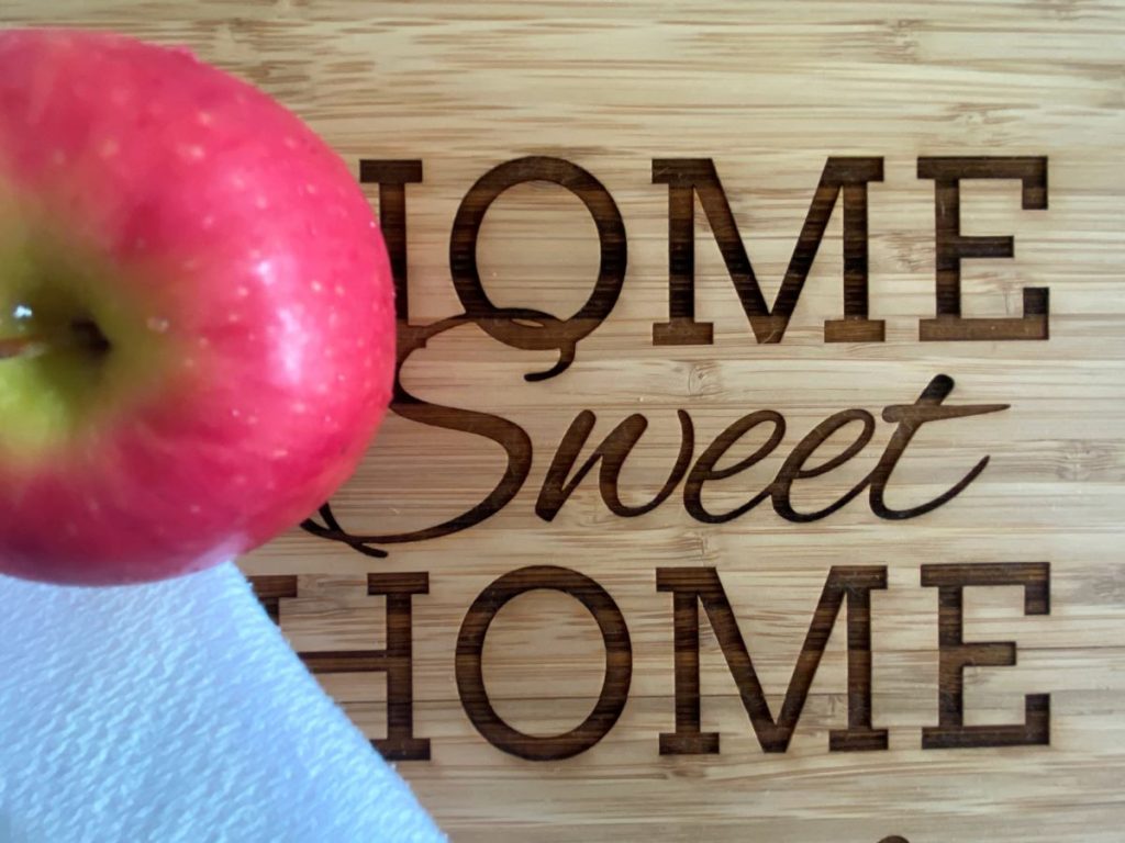 How to fight germs at home -- an apple a day really is good advice!
