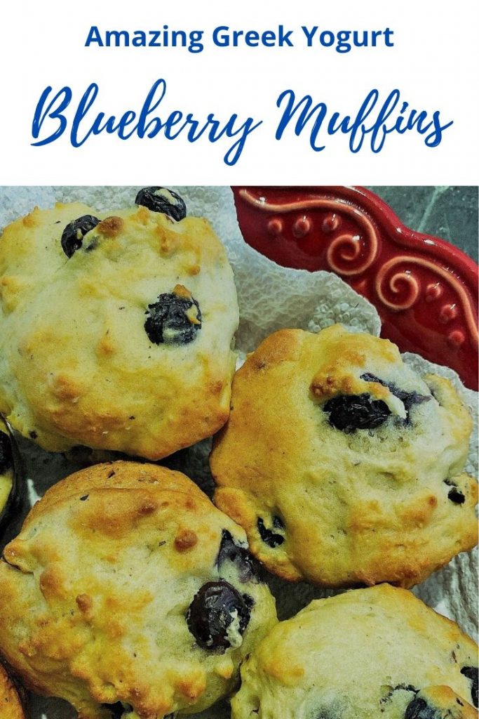 Greek yogurt blueberry muffins recipe