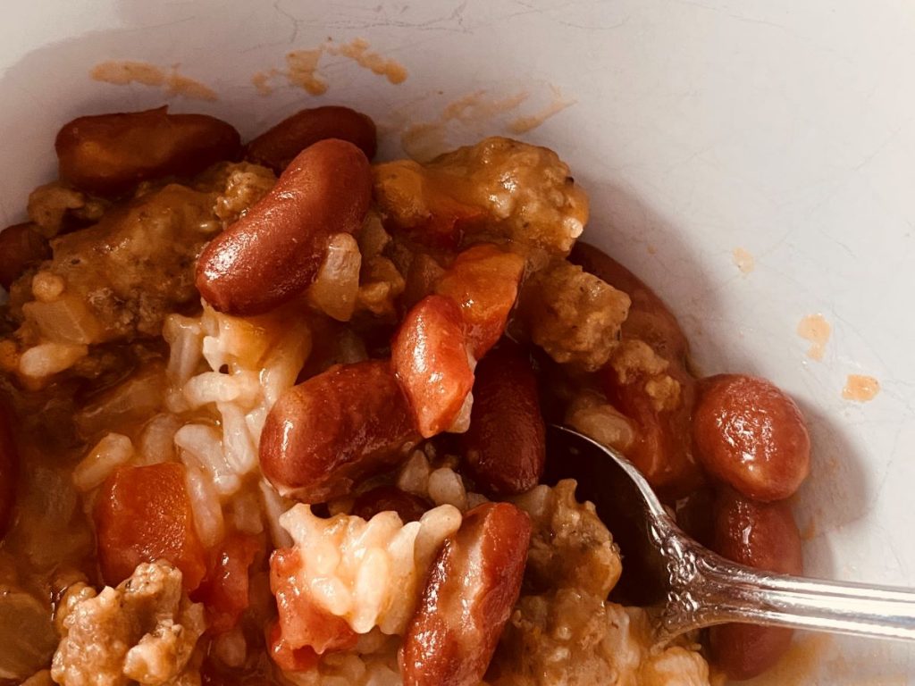 Red Beans and Rice (with Sausage!) - Averie Cooks