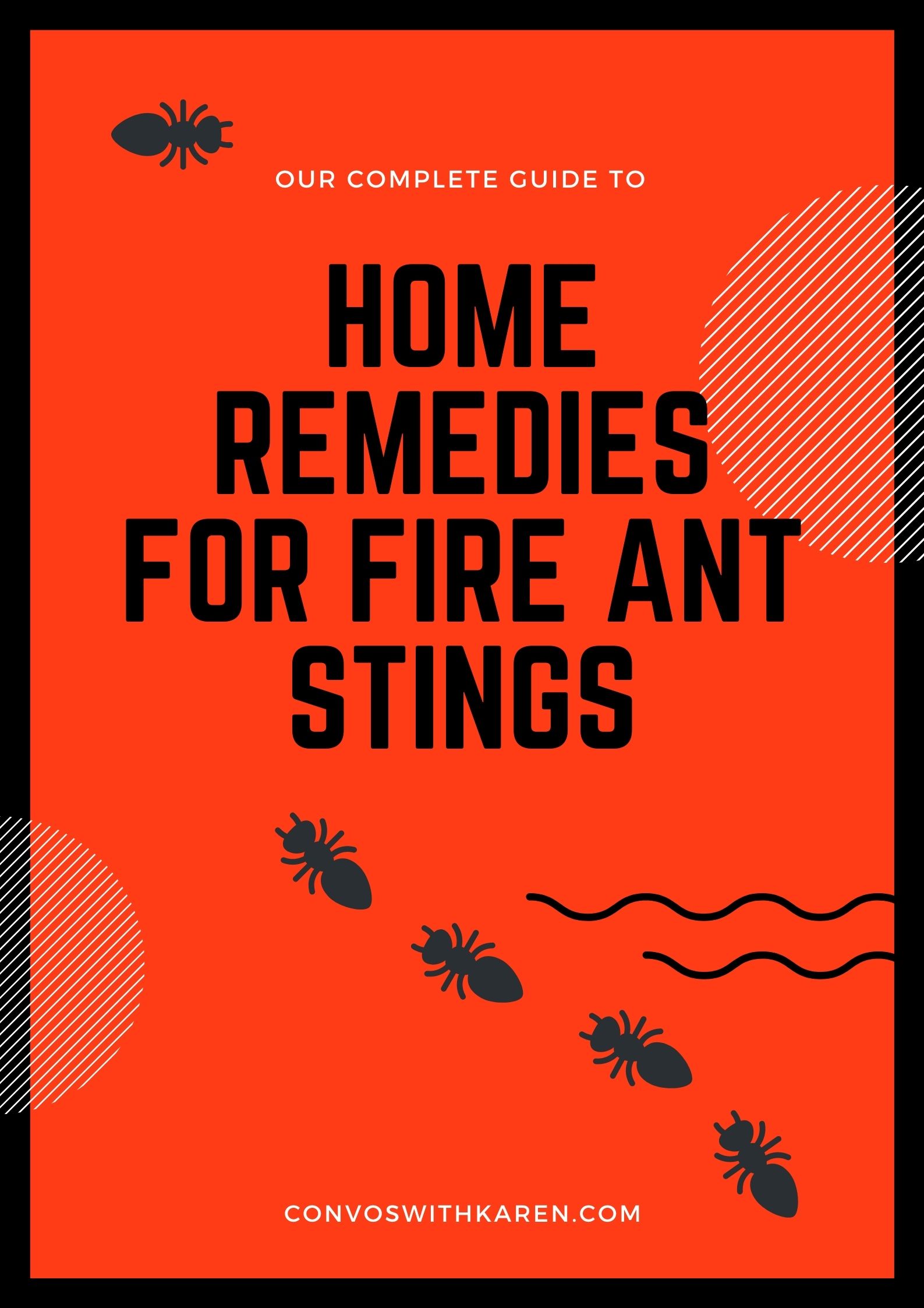 Ever had a fire ant bite? They're horrible! They itch. They sting. They hurt... BUT, treating them is easy with items you have around the house! Find out what home remedies work best -- and what to avoid for fire ant stings. (But, if you are having trouble breathing, call 911.)