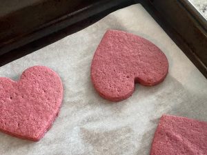 Just baked raspberry cookies