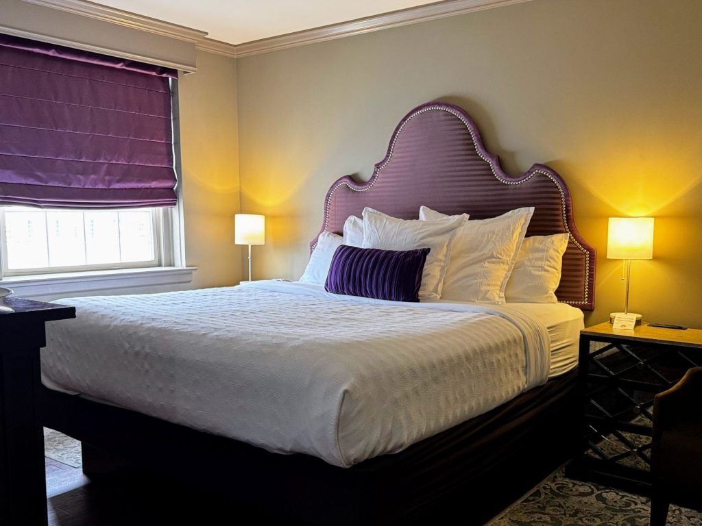 Orchid Room 203 at Bolling Wilson Hotel.