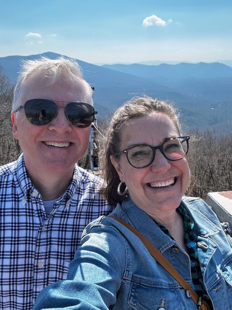 Selfie at Big Walker Lookout with the Seven Sisters Mountain Range behind.